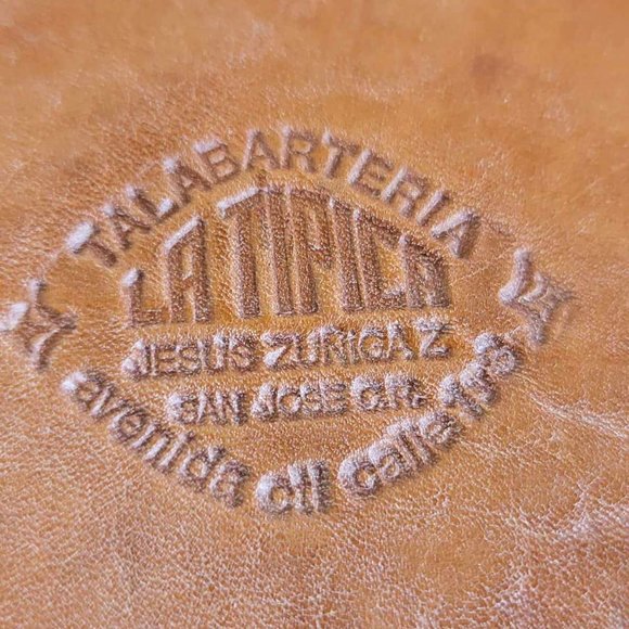 Beautiful Vintage Unique Bucket handbag from the leather work of Jesus Zunicaz - Picture 4 of 8